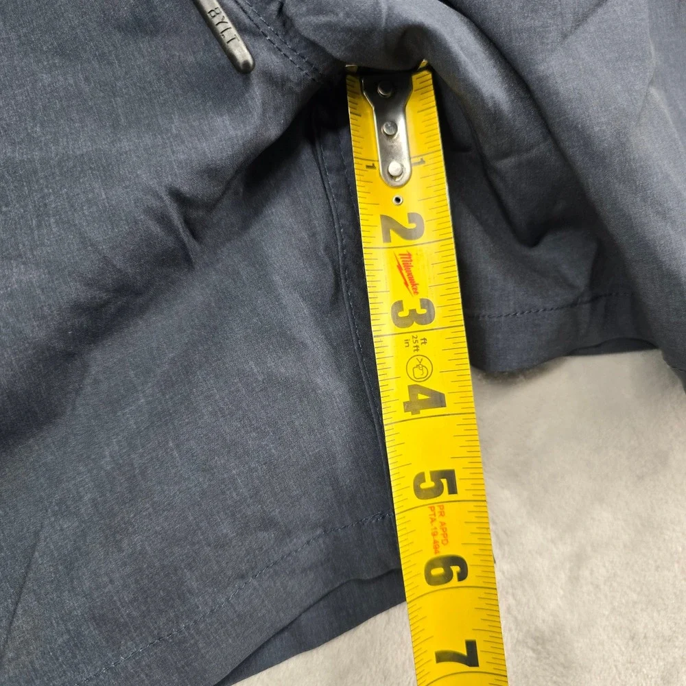 BYLT Size‎ 34 Board Shorts Swim Trunks Navy Blue Drawstring